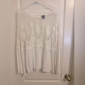 Torrid Lace & Guaze Top